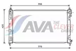 Chłodnica wody AVA CLEVER CHOICE CRA2121