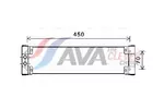 Chłodnica oleju, olej silnikowy AVA CS3022