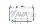 Chłodnica wody AVA CLEVER CHOICE DN2215