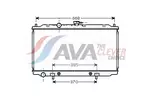 Chłodnica wody AVA CLEVER CHOICE DN2219