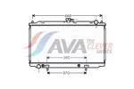 Chłodnica wody AVA CLEVER CHOICE DN2222