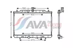 Chłodnica wody AVA CLEVER CHOICE DN2291