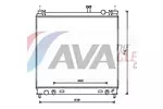 Chłodnica wody AVA CLEVER CHOICE DN2378