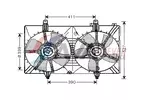 Wentylator chłodnicy silnika AVA CLEVER CHOICE DN7518