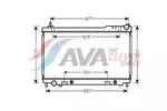 Chłodnica wody AVA CLEVER CHOICE DNA2305
