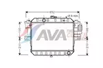 Chłodnica wody AVA CLEVER CHOICE DU2038