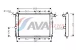 Chłodnica wody AVA CLEVER CHOICE DW2039