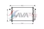 Parownik klimatyzacji AVA COOLING SYSTEMS BWV019