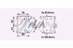Chłodnica oleju silnikowego AVA CLEVER CHOICE FD3625