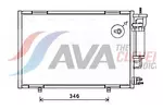 Chłodnica klimatyzacji - skraplacz AVA CLEVER CHOICE FD5490D