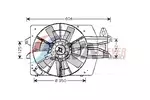 Wentylator chłodnicy silnika AVA CLEVER CHOICE FD7518