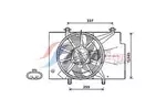 Wentylator chłodnicy silnika AVA CLEVER CHOICE FD7557