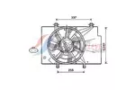Wentylator chłodnicy silnika AVA CLEVER CHOICE FD7559