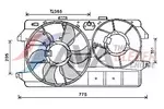 Wentylator chłodnicy silnika AVA CLEVER CHOICE FD7591
