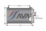 Chłodnica klimatyzacji - skraplacz AVA CLEVER CHOICE FDA5347