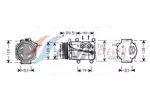 Kompresor klimatyzacji AVA CLEVER CHOICE FDAK082