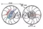 Wentylator chłodnicy silnika AVA CLEVER CHOICE FDF609