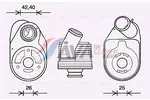 Chłodnica oleju silnikowego AVA CLEVER CHOICE FT3610