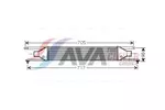 Chłodnica powietrza doładowującego - intercooler AVA CLEVER CHOICE FT4354