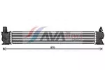 Chłodnica powietrza doładowującego - intercooler AVA CLEVER CHOICE FT4482