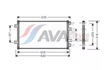 Chłodnica klimatyzacji - skraplacz AVA CLEVER CHOICE FT5247