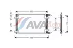 Chłodnica klimatyzacji - skraplacz AVA CLEVER CHOICE FT5255