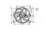 Wentylator chłodnicy silnika AVA CLEVER CHOICE FT7503