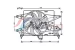 Wentylator chłodnicy silnika AVA CLEVER CHOICE FT7560