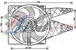 Wentylator chłodnicy silnika AVA CLEVER CHOICE FT7568