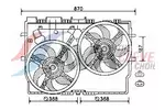Wentylator chłodnicy silnika AVA CLEVER CHOICE FT7584
