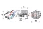 Silnik elektryczny, dmuchawa wewnętrzna AVA CLEVER CHOICE FT8419