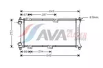 Chłodnica wody AVA CLEVER CHOICE FTA2258