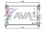 Parownik klimatyzacji AVA COOLING SYSTEMS CRV061
