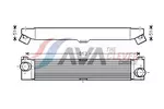 Chłodnica powietrza doładowującego - intercooler AVA CLEVER CHOICE FTA4360