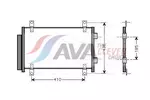 Chłodnica klimatyzacji - skraplacz AVA CLEVER CHOICE FTA5351D
