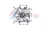 Wentylator chłodnicy silnika AVA CLEVER CHOICE HD7507