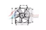 Wentylator chłodnicy silnika AVA CLEVER CHOICE HD7534