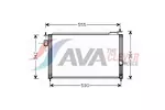 Chłodnica klimatyzacji - skraplacz AVA CLEVER CHOICE HDA5209
