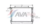 Chłodnica wody AVA CLEVER CHOICE HY2054