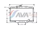Chłodnica wody AVA CLEVER CHOICE HY2068