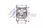 Wentylator chłodnicy silnika AVA CLEVER CHOICE HY7514