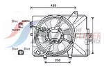 Wentylator chłodnicy silnika AVA CLEVER CHOICE HY7532