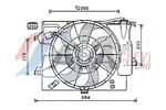 Wentylator chłodnicy silnika AVA CLEVER CHOICE HY7541