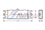 Chłodnica powietrza doładowującego - intercooler AVA CLEVER CHOICE IVA4045