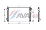 Chłodnica klimatyzacji - skraplacz AVA CLEVER CHOICE JR5036