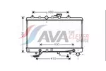 Chłodnica wody AVA CLEVER CHOICE KA2035
