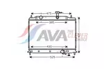 Chłodnica wody AVA CLEVER CHOICE KA2079