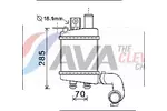 Chłodnica powietrza doładowującego - intercooler AVA CLEVER CHOICE KA4154