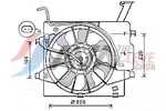 Wentylator chłodnicy silnika AVA CLEVER CHOICE KA7535