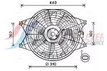 Wentylator chłodnicy silnika AVA CLEVER CHOICE KA7537